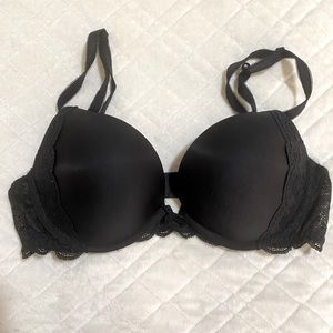 Victoria’s Secret Dream Angels Black Push Up Bra Size 34C